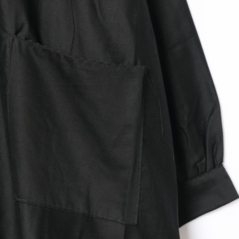 50-60s France Vintage Light Black Moleskin Wor...