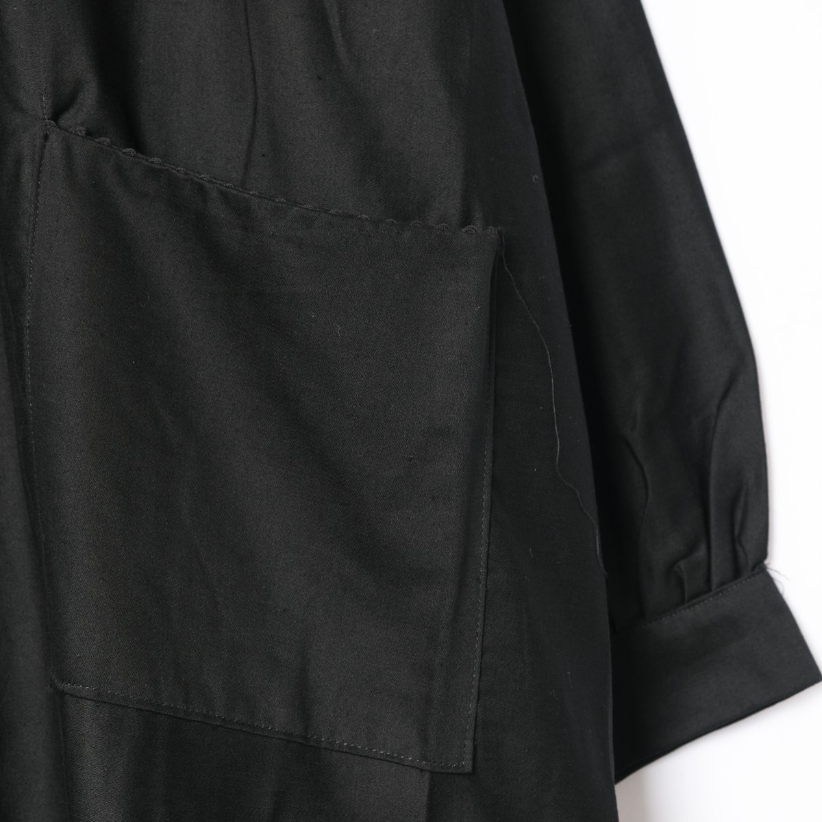 50-60s France Vintage Light Black Moleskin Wor 50-60s France Vintage Light Black Moleskin Wor