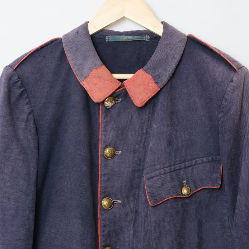 1930s Swiss Vintage Fireman Jacket Blue | Ug 1930s Swiss Vintage Fireman Jacket Blue | Ug