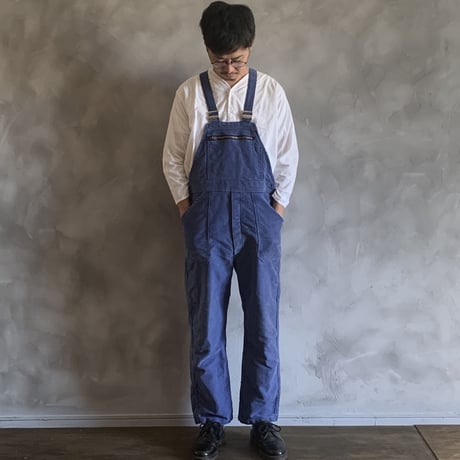 40-50s Le Mont St Michel  French Work Overalls Size 40