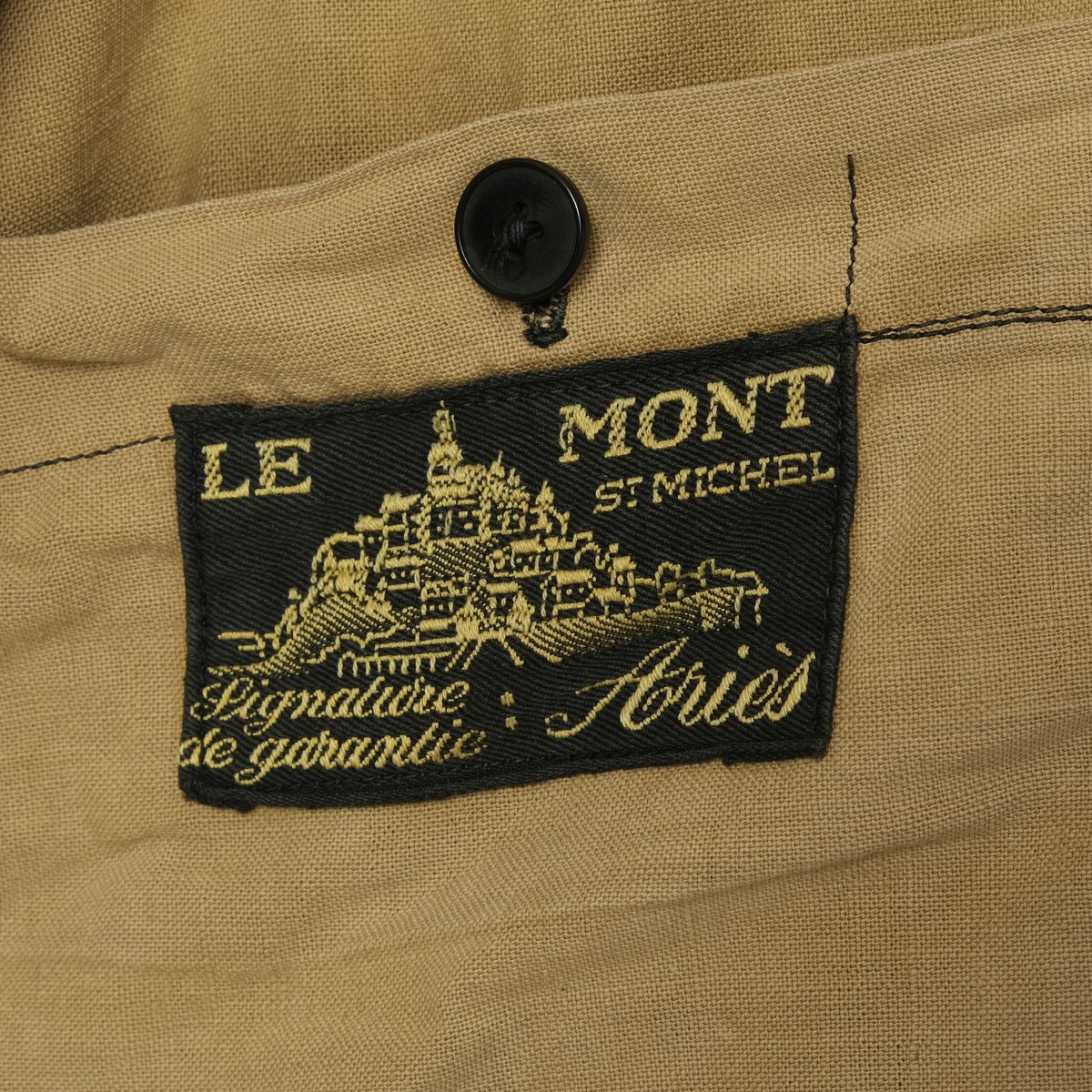 30s-40s Le Mont St Michel Corduroy×Black Molesk 30s-40s Le Mont St Michel Corduroy×Black Molesk