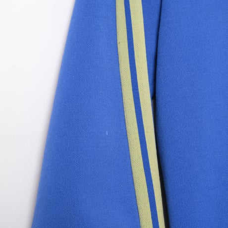 60s Vintage adidas Ventex Track Jacket Late World Mark Blue × Yellow (Made in France)