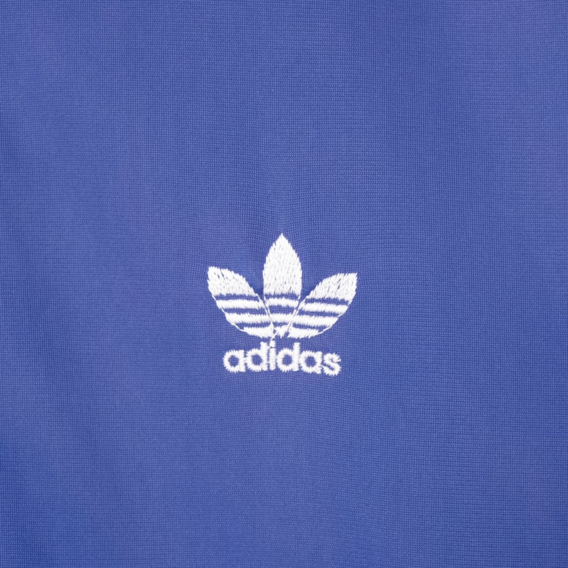 70s Vintage adidas Track Jacket Blue × White (M