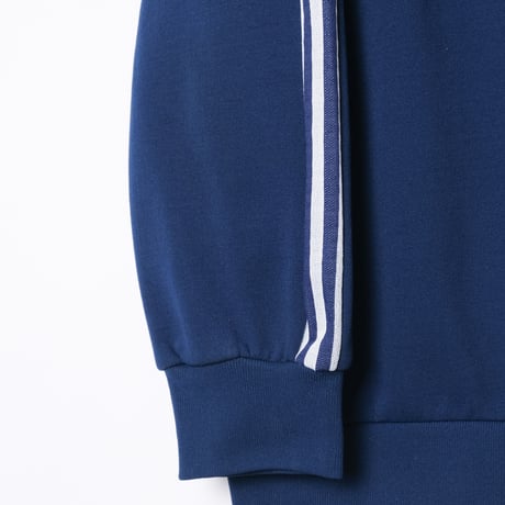 70s Vintage adidas Ventex Collarless Track Jacket Navy (Made in France)