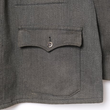 40-50s France Vintage Dumont d'urville Cotton Pique Hunting Jacket