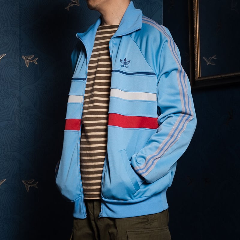 70-80s Vintage adidas Ventex Track Jacket Model