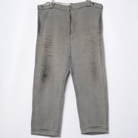40-50s  France Vintage Cotton Pique Trousers 3