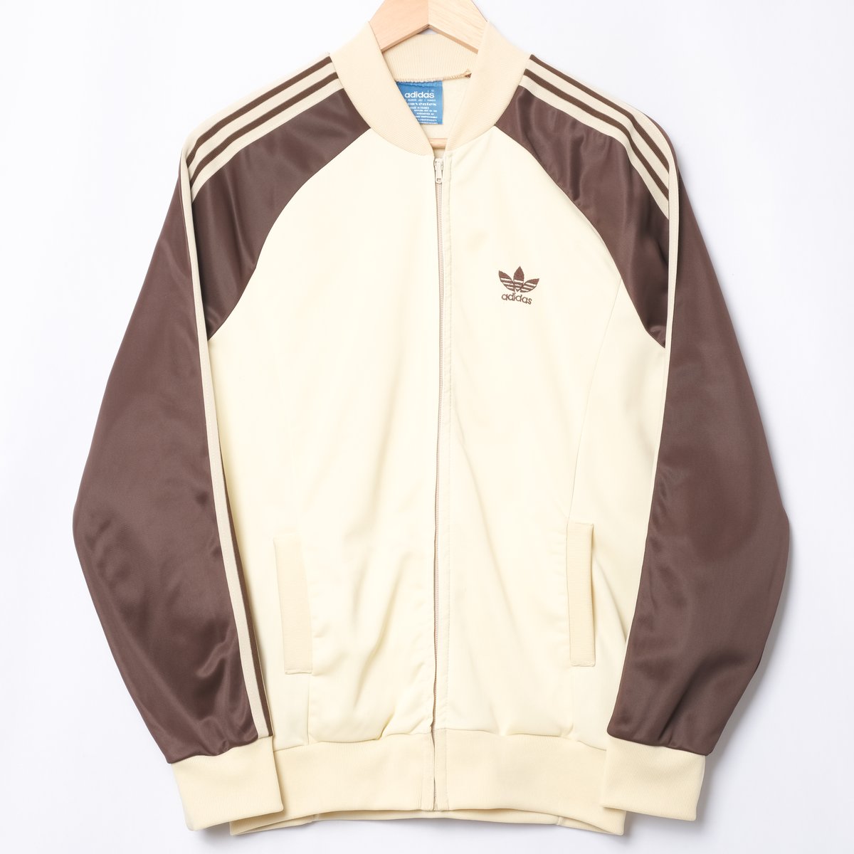 70s Vintage adidas Ventex ATP Ivory × Brown Tra