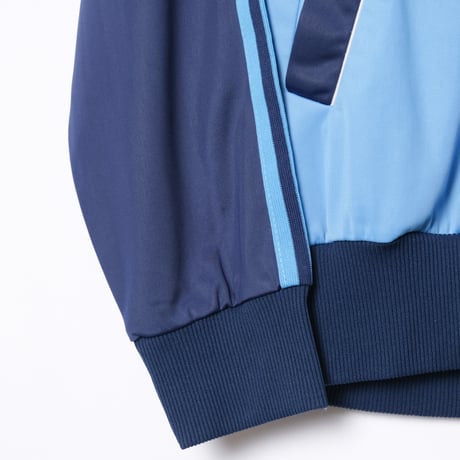 80s Vintage adidas Track Jacket Light Blue × Navy (Made in Hungaria)
