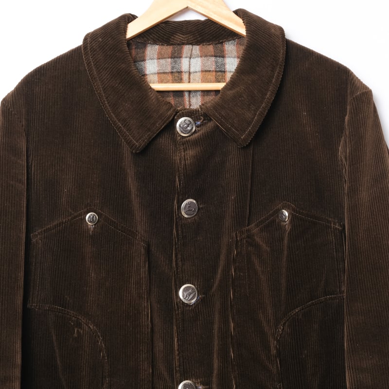 50-60s France Vintage Corsica Corduroy Hunting 50-60s France Vintage Corsica Corduroy Hunting