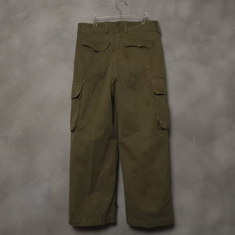 French Army M47 Trousers Early Size13 Herringbone Used