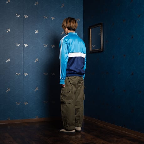 70-80s Vintage adidas Track Jacket RightBlue×White×NavyBlue (Made in West Germany)