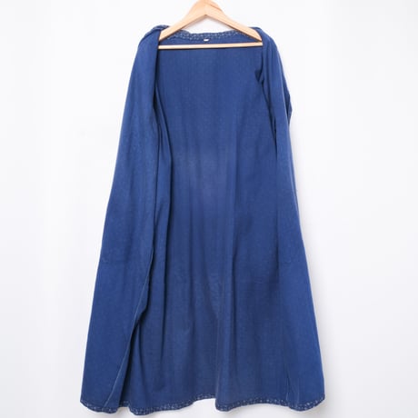 50-60s France Vintage Cotton Work Dress