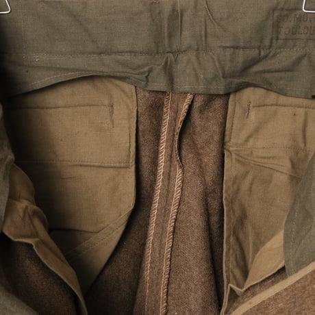 50s French Army Wool Trousers Size84XL(23)  Dead Stock