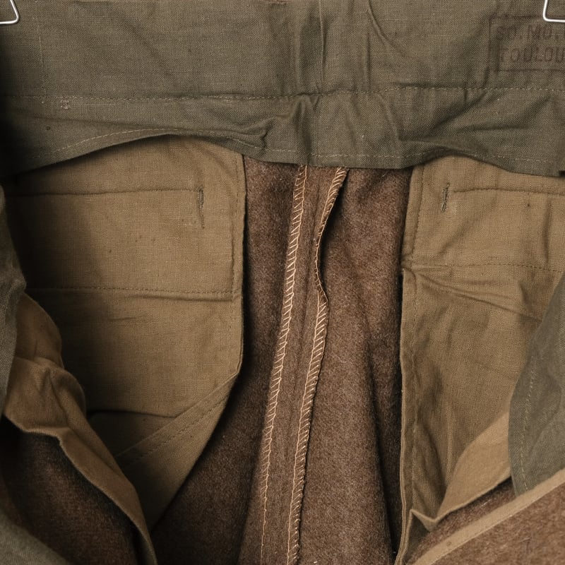 50s French Army Wool Trousers Size84XL(23) Dea