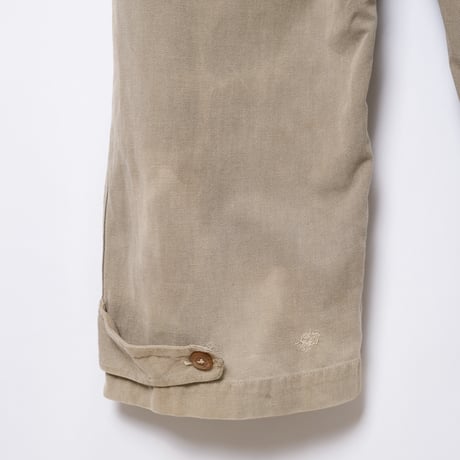 30-40s France Vintage LABOR Gray Cotton Twill All ln One