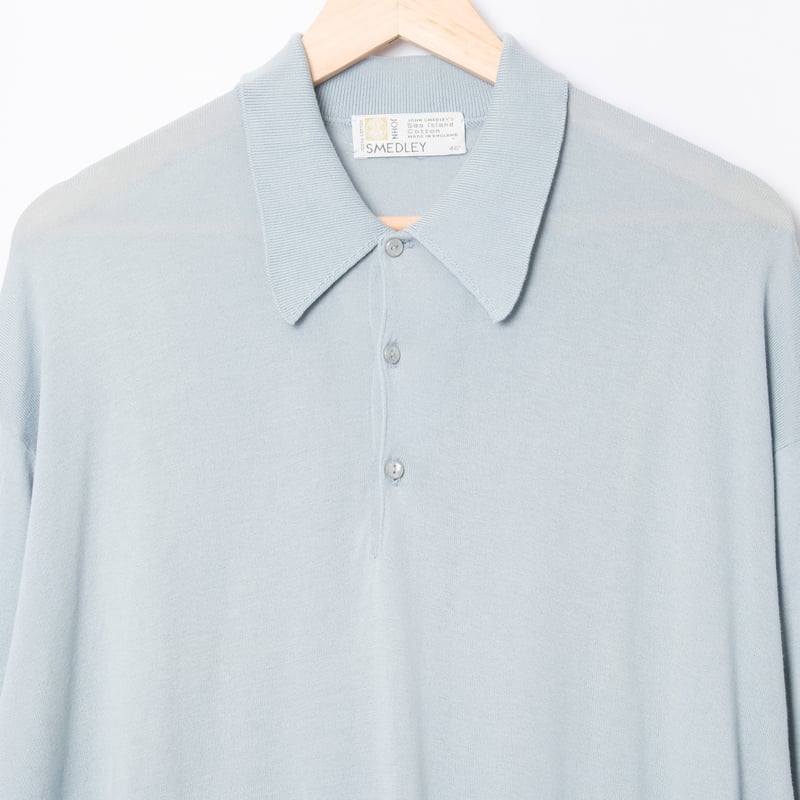 90s JOHN SMEDLEY Sea Island Cotton Polo（Made in