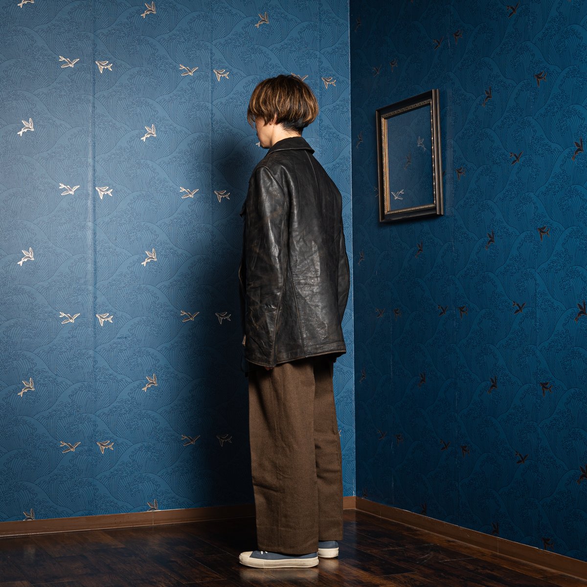 50s60s corbusier jacket コルビジェジャケット 茶L