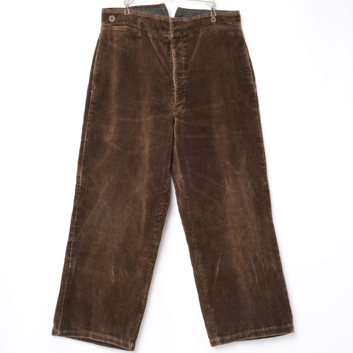 パンツ 1940s- euro vintage corduroy trousers 30-40s France Vintage Corduroy Trousers | Ugla
