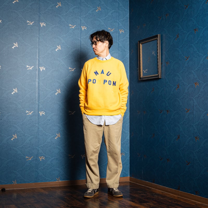 60s Vintage RUSSELL ATHLETIC Sweat NAU Size L（M