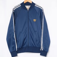 70-80s Vintage adidas VENTEX  ATP Navy Track Jacket (Made in France)