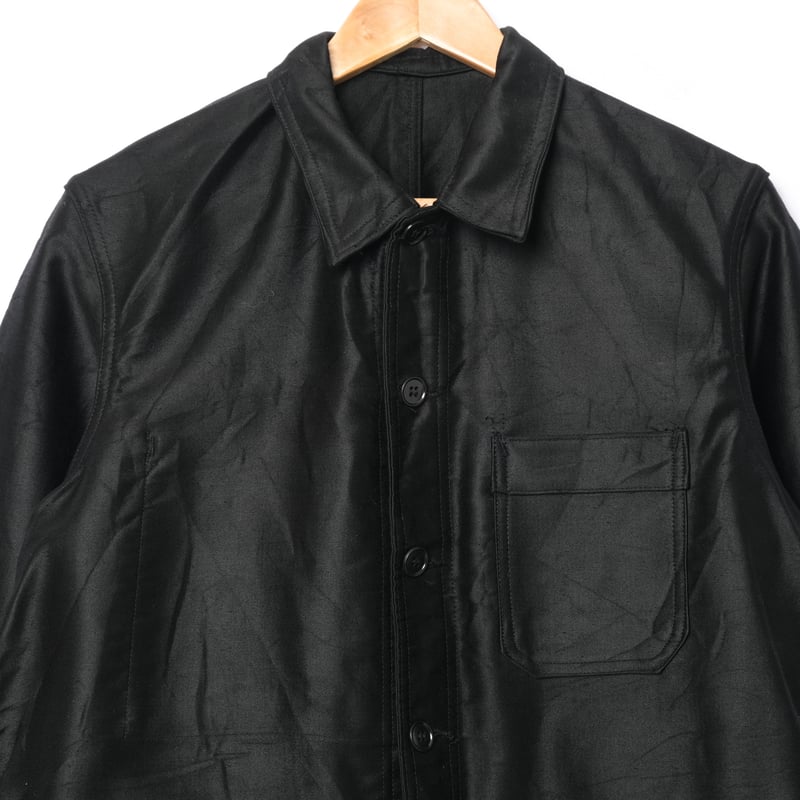 50-60s VULCAIN Black Moleskin Jacket Dead Stock 50-60s VULCAIN Black Moleskin Jacket Dead Stock