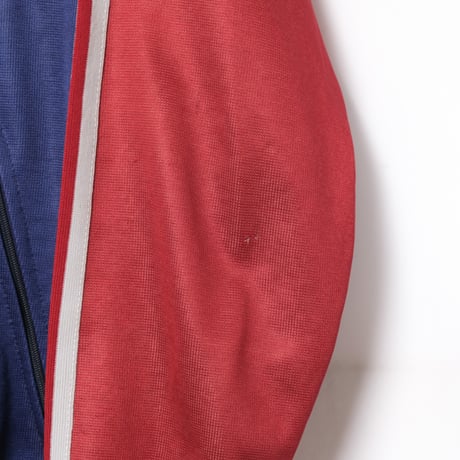 80s Vintage adidas Track Jacket Navy × Bordeaux × White (Made in Hungaria)
