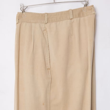 40s French Army FTEO Chino Trousers Size 88M(11)