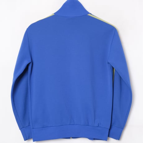 60s Vintage adidas Ventex Track Jacket Late World Mark Blue × Yellow (Made in France)