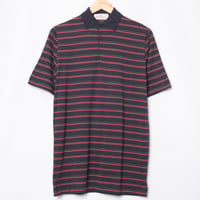 80s JOHN SMEDLEY Sea Island Cotton Half sleeves Polo Shirt Navy（Made in England)