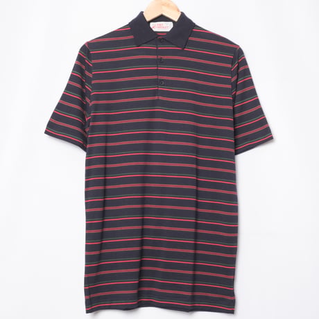 80s JOHN SMEDLEY Sea Island Cotton Half sleeves Polo Shirt Navy（Made in England)