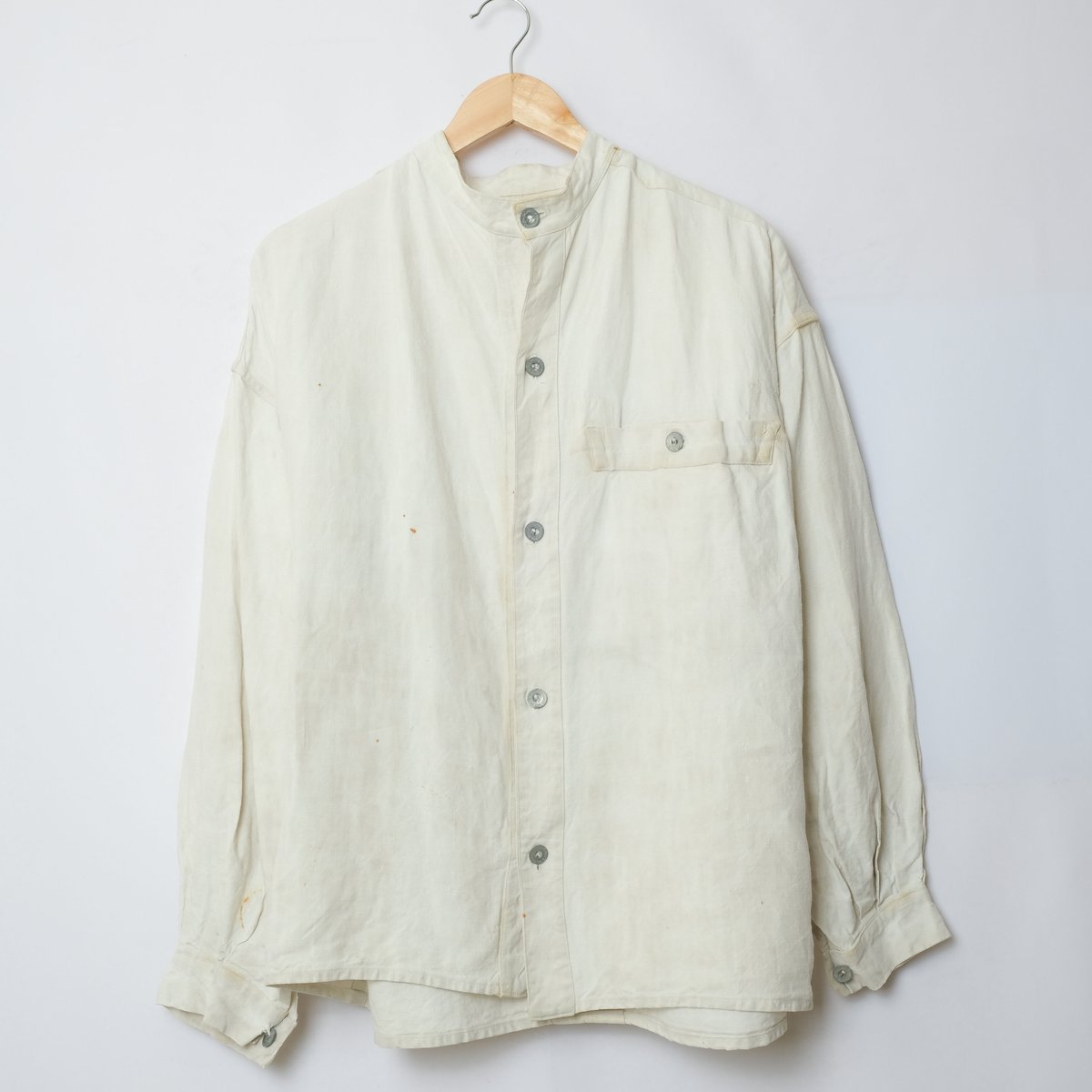 1939 French Army Linen Bourgeron Jacket | Ugla...