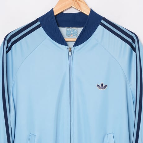 70-80s Vintage adidas Ventex ATP Light Blue Track Jacket