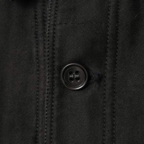 40-50s Le Mont St Michel Black Moleskin Jacket