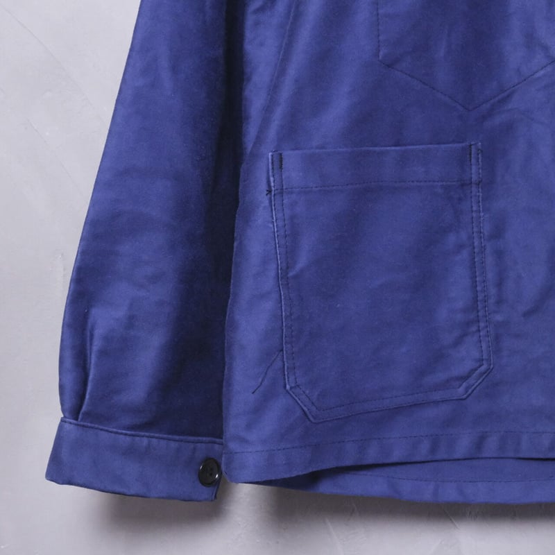 40-50s BEAU-FORT Blue Moleskin Jacket ② | Ugla 40-50s BEAU-FORT Blue Moleskin Jacket ② | Ugla