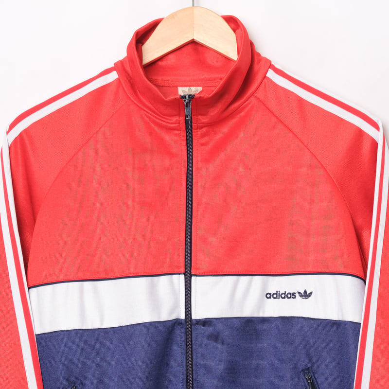 80s Vintage adidas Track Jacket Navy Red Whi