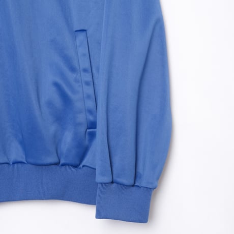 70-80s Vintage adidas Collarless Track Jacket Blue（Made in U.S.A.）