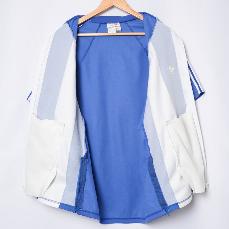 70-80s Vintage adidas Ventex Blue × White Short