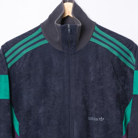 80s Vintage adidas Ventex Track Jacket Model Challenger Navy × Green