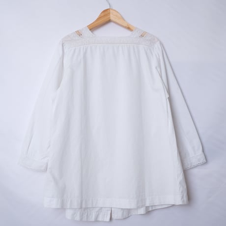–1930s French Vintage Embroidered Blouse