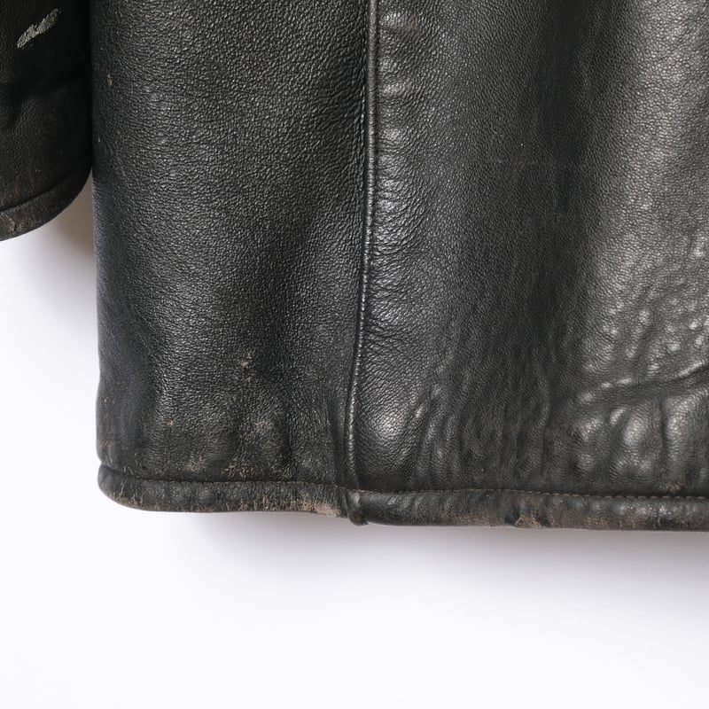 40-50s France Vintage Leather Jacket ( Corbusie 40-50s France Vintage Leather Jacket ( Corbusie