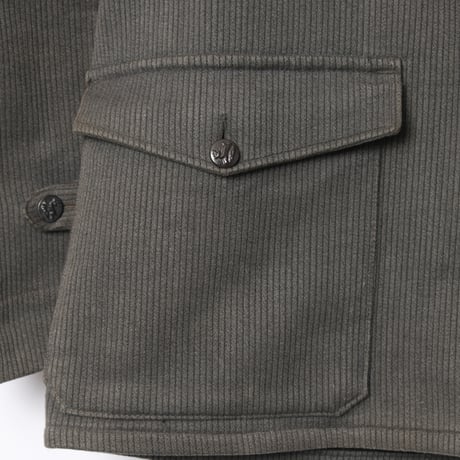 40-50s France Vintage Unic D.F Cotton Pique Hunting Jacket
