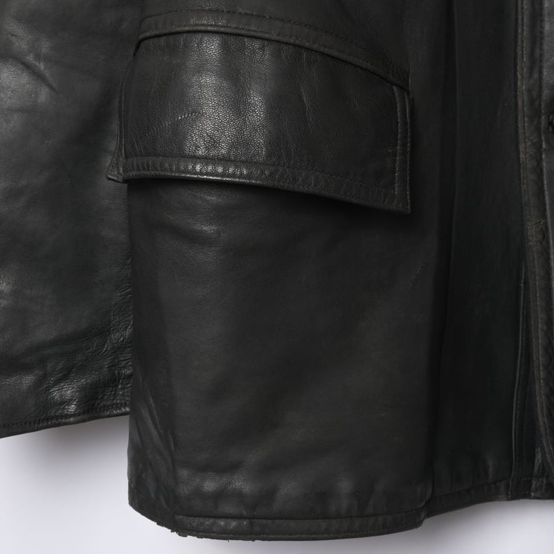 40-50s France Vintage Le Kléber Leather Jacket