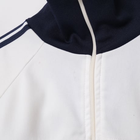 70-80s Vintage adidas Ventex Track Jacket Model  First White×Navy (Made in France)