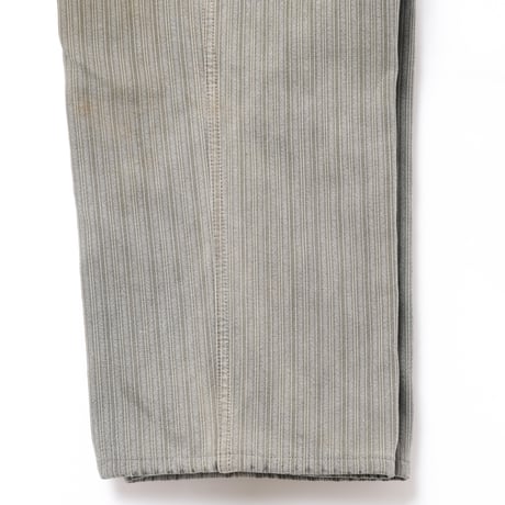 40-50s France Vintage Le Mont St Michel Stripe Trousers