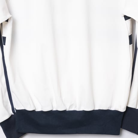 70-80s Vintage adidas Ventex Track Jacket Model First White × Navy (Made in France)