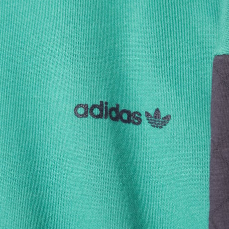 80s Vintage adidas Ventex Sweat Jacket Green  (Made in France)