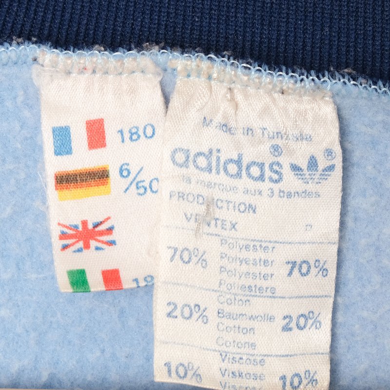 70s-80s Vintage Ventex CLUB adidas Collarless T