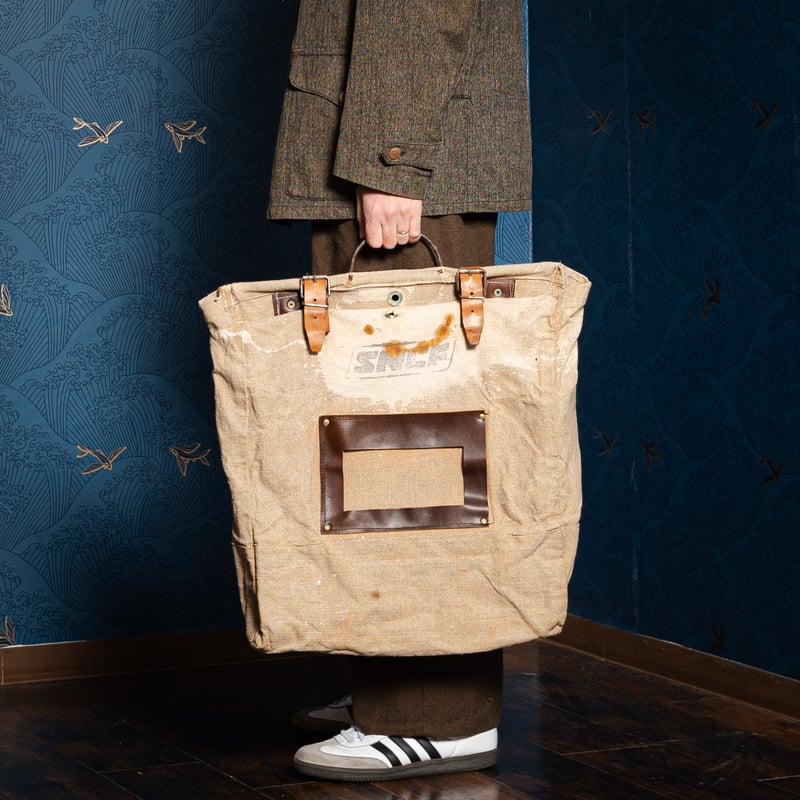 France Vintage SNCF Linen Shoulder Bag | Ugla パ