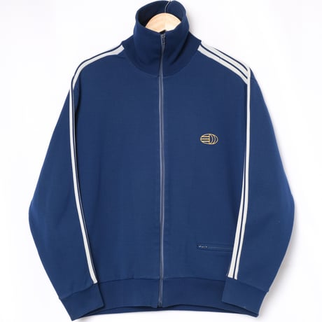 60s Vintage adidas Ventex Track Jacket Early World Mark Navy (Made in France)